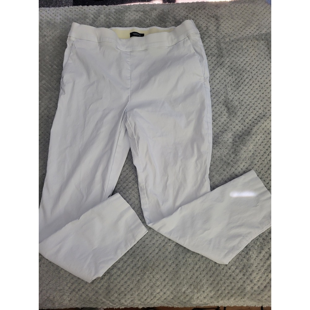 Euc Jones New York white pants large